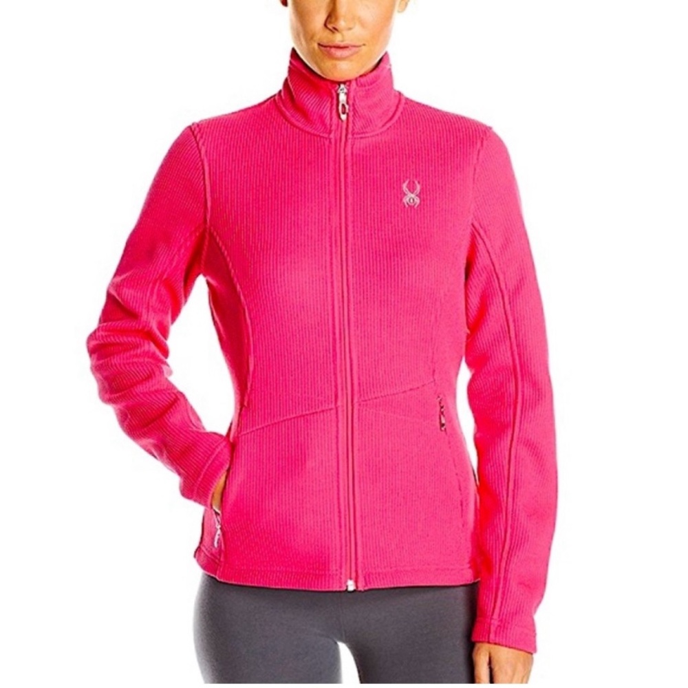 Women’s Pink Fleece Lined Spyder Jacket